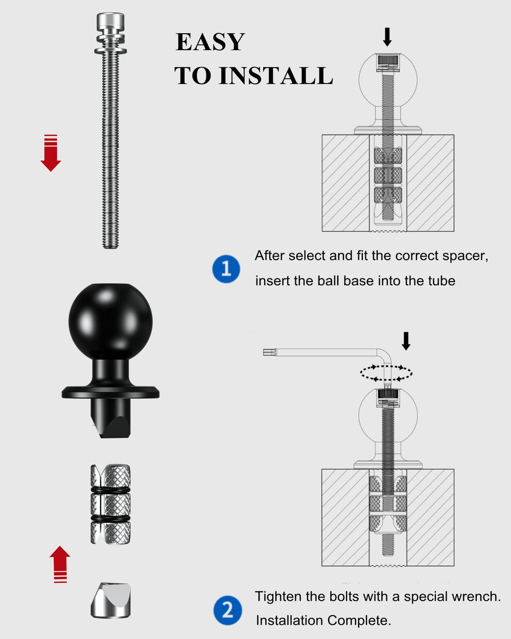 BRCOVAN installation wrench demonstrates easy bolt tightening