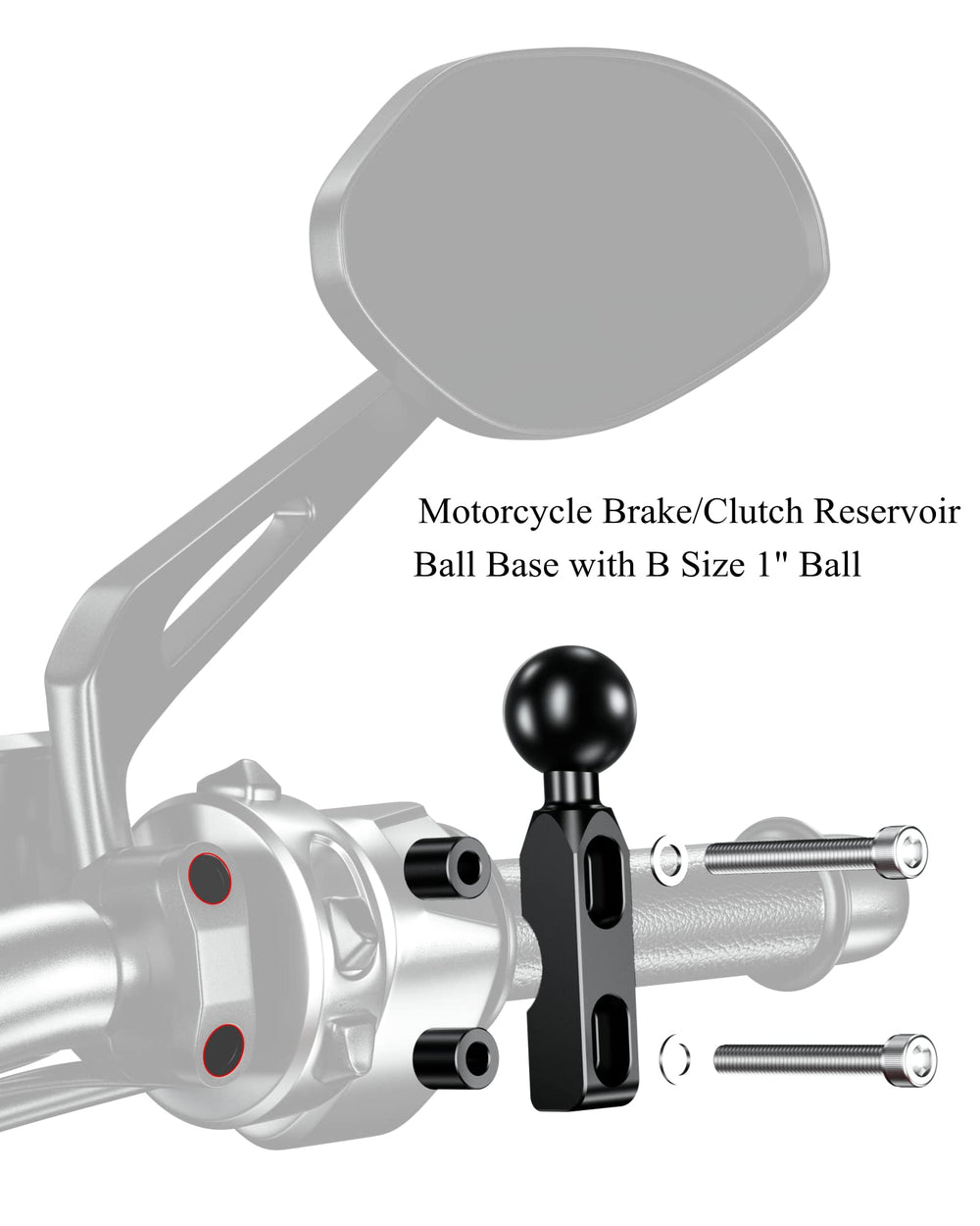 CNC-machined aluminum body with durable finish for riding environments.