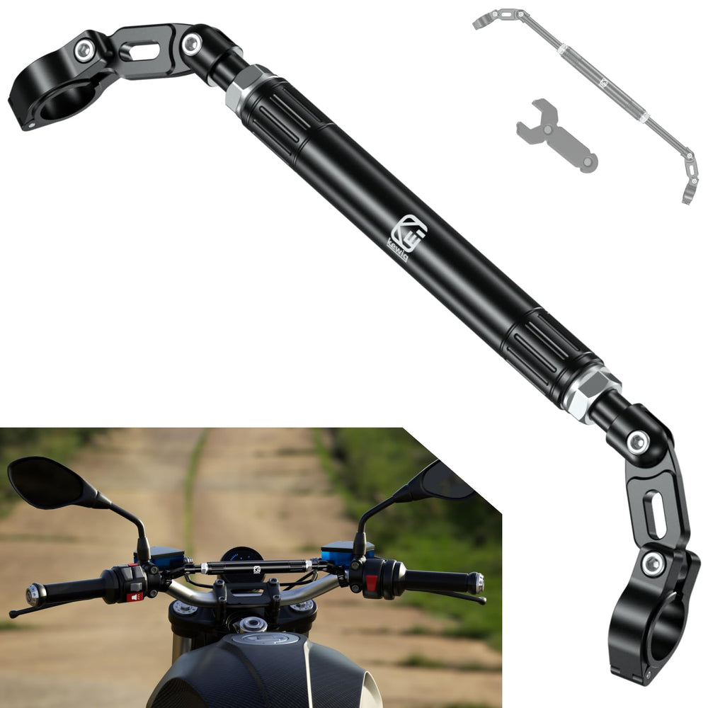 BRCOVAN cross bar with 6061-T6 aluminum CNC machining for sturdy 22mm handlebars.