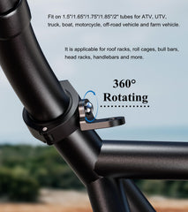 BRCOVAN rail compatibility across 1.5 to 2 inch tubes