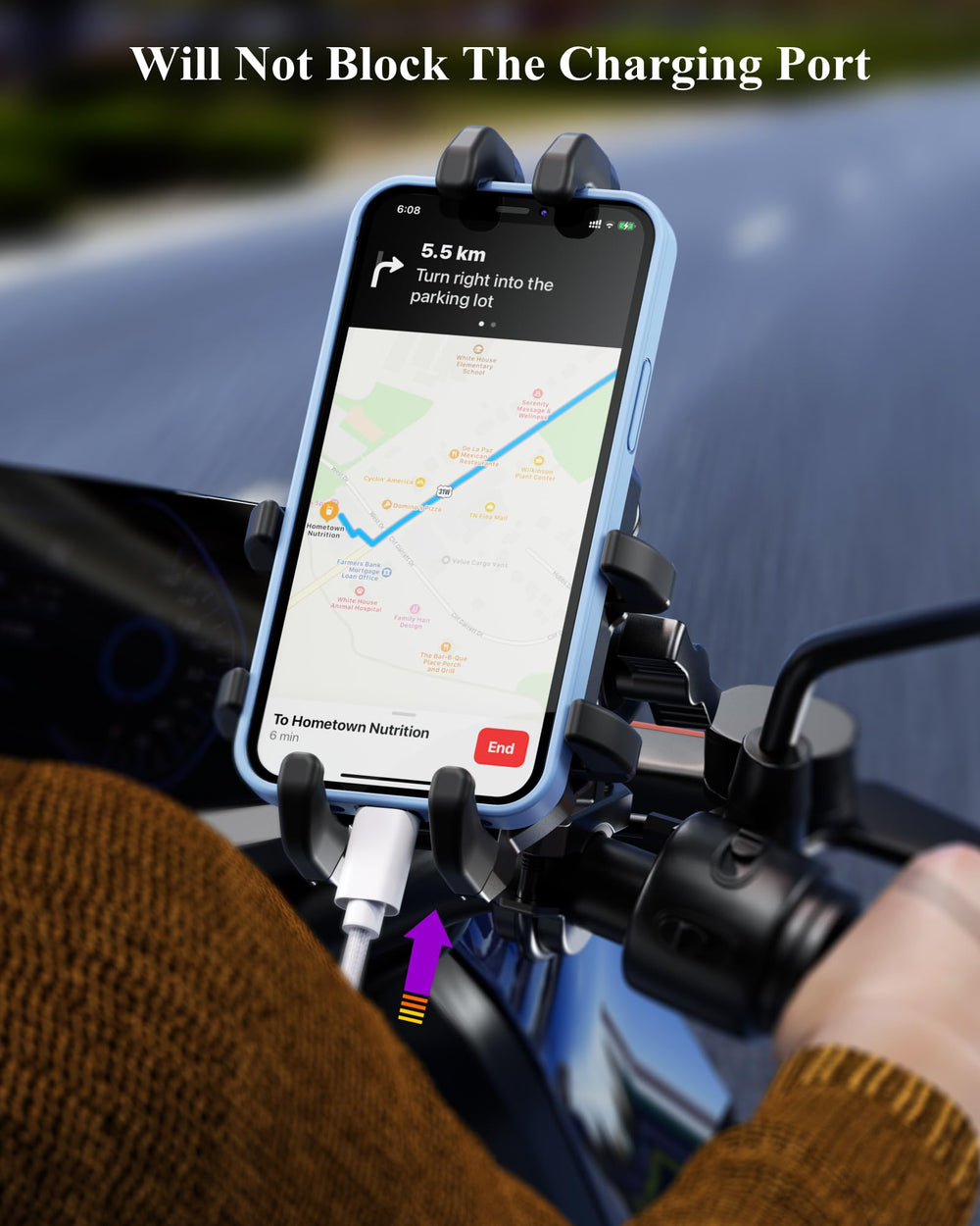 BRCOVAN eight-claw design grips phones securely