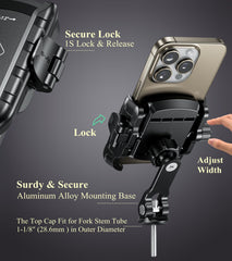 BRCOVAN adjustable phone clamp fits 60–90 mm phones
