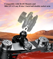 RAM mount compatibility enables versatile device setups