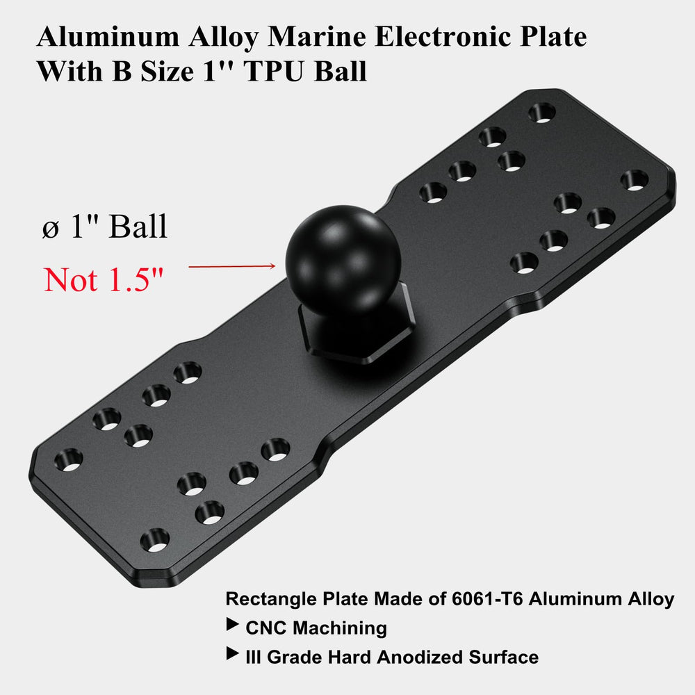 BRCOVAN rectangular marine plate 6061-T6 for rugged use aboard.