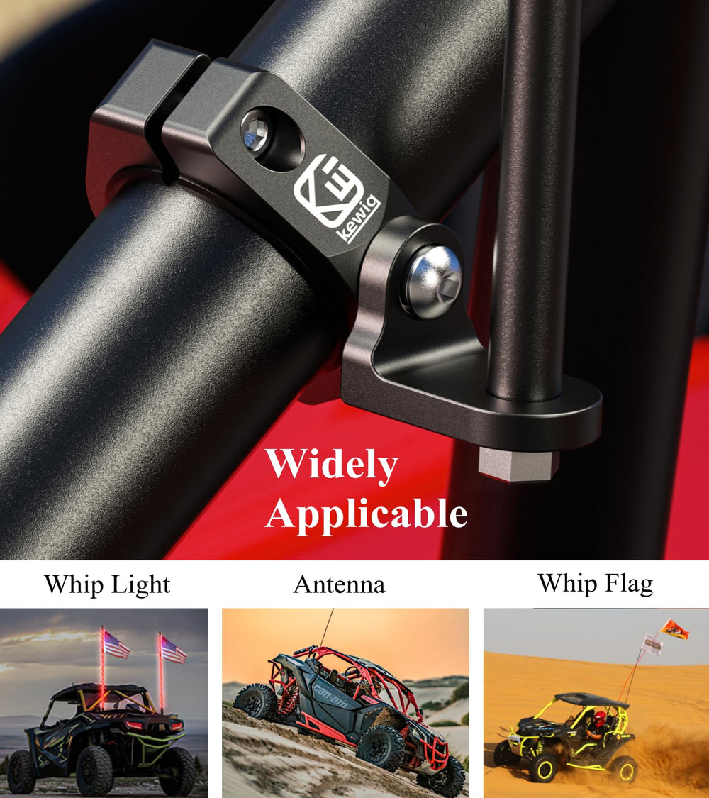 BRCOVAN 360° rotating flag hole enables flexible light mounting