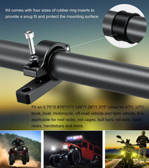 BRCOVAN round rail clamp for 1.125 inch rails offers versatile mounting