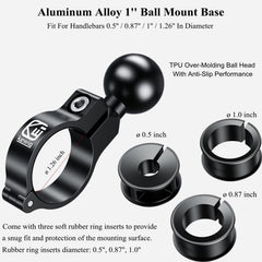 BRCOVAN four rubber ring inserts protect surfaces during mounting.