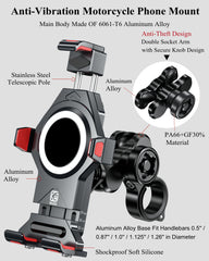 BRCOVAN vibration dampener reduces shake for a steadier display.