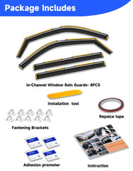 Breejoy 1-year warranty badge on window visors signaling trusted protection
