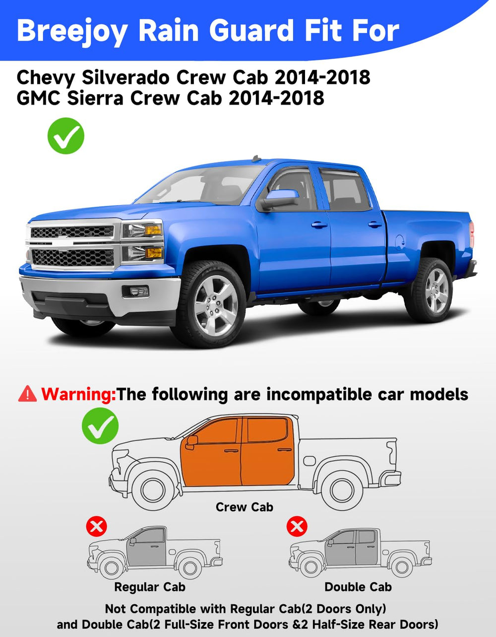 Breejoy rain guards with windows down enhancing airflow and cabin comfort.