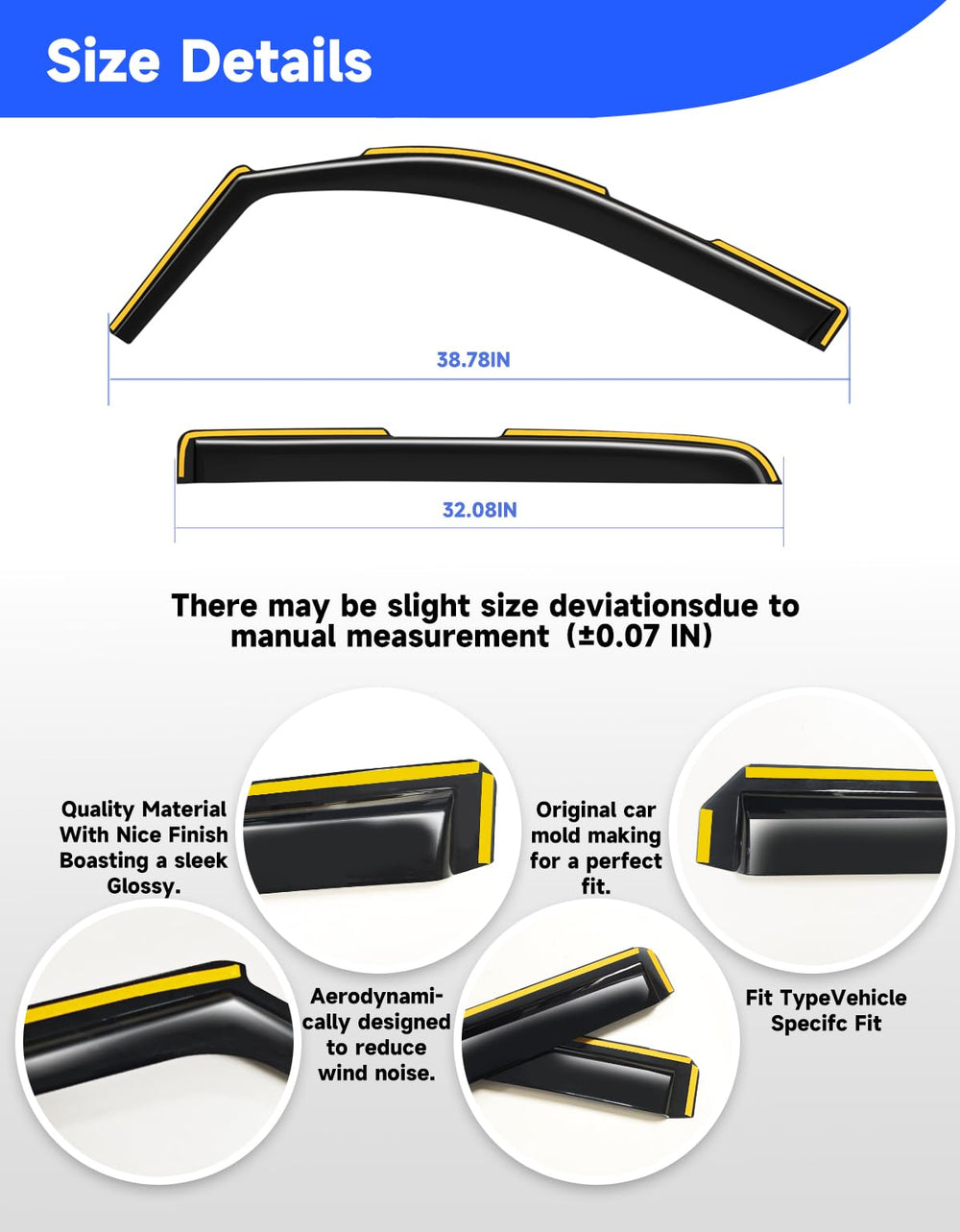 Breejoy rain guards in-channel design offers a secure RAM 1500 fit