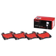 Brembo P10064N premium ceramic front brake pads for Cadillac/Chevrolet improve stopping feel and OE fit