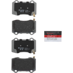 Brembo P11024N rear pad set with hardware included for installation