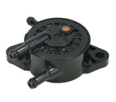 Briggs & Stratton Rosotion fuel pump front view highlights OEM reliability for Briggs engines.