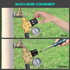 BRIGHTDECK dual-layer stainless filter blocks sediment in RV supply lines