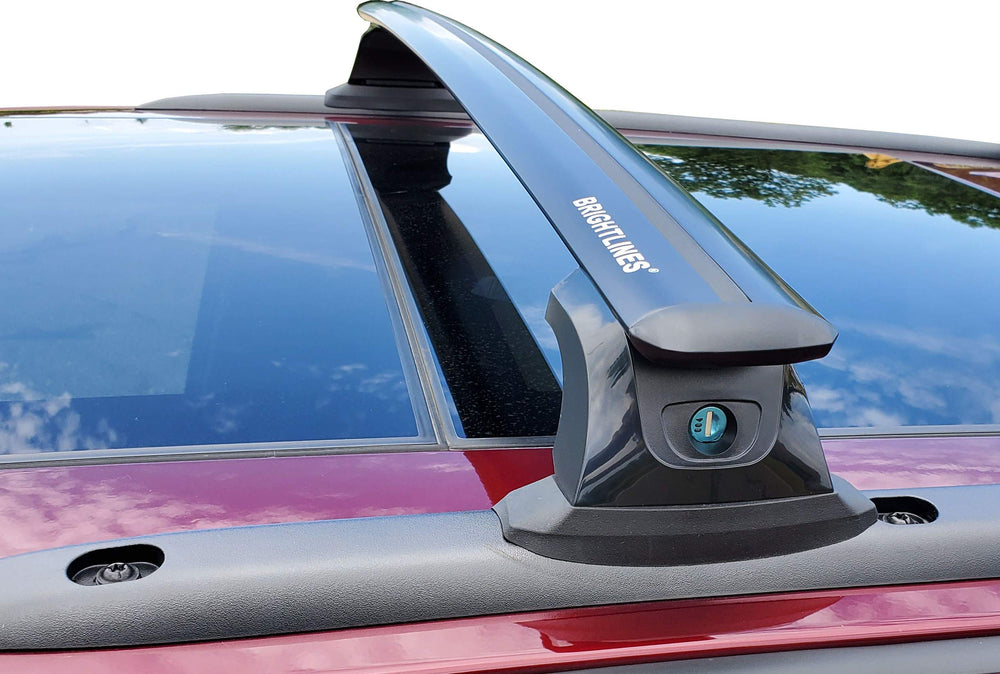 BRIGHTLINES roof bars fit the Jeep Grand Cherokee with black moldings securely.