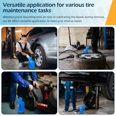 BrightRow bead lubrication aids easier mounting and removal on cars and trucks.