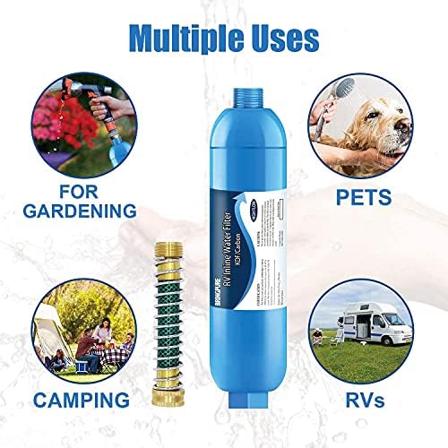 Bringpure multi-use filter supports RVs, camping, gardening, and more needs