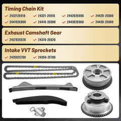BRNEWKITS exhaust camshaft gear 243702E020 helps maintain accurate exhaust timing.