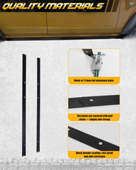Broaddict black powder coating adds weather resistance and durability.