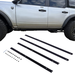 Broaddict rocker guards protect under-door areas from debris.