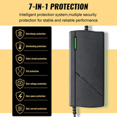 Brooday charger durable casing with heat sink supports long-lasting use.