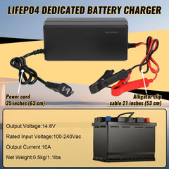 Brooday charger rear view showcasing durable casing and cooling features.