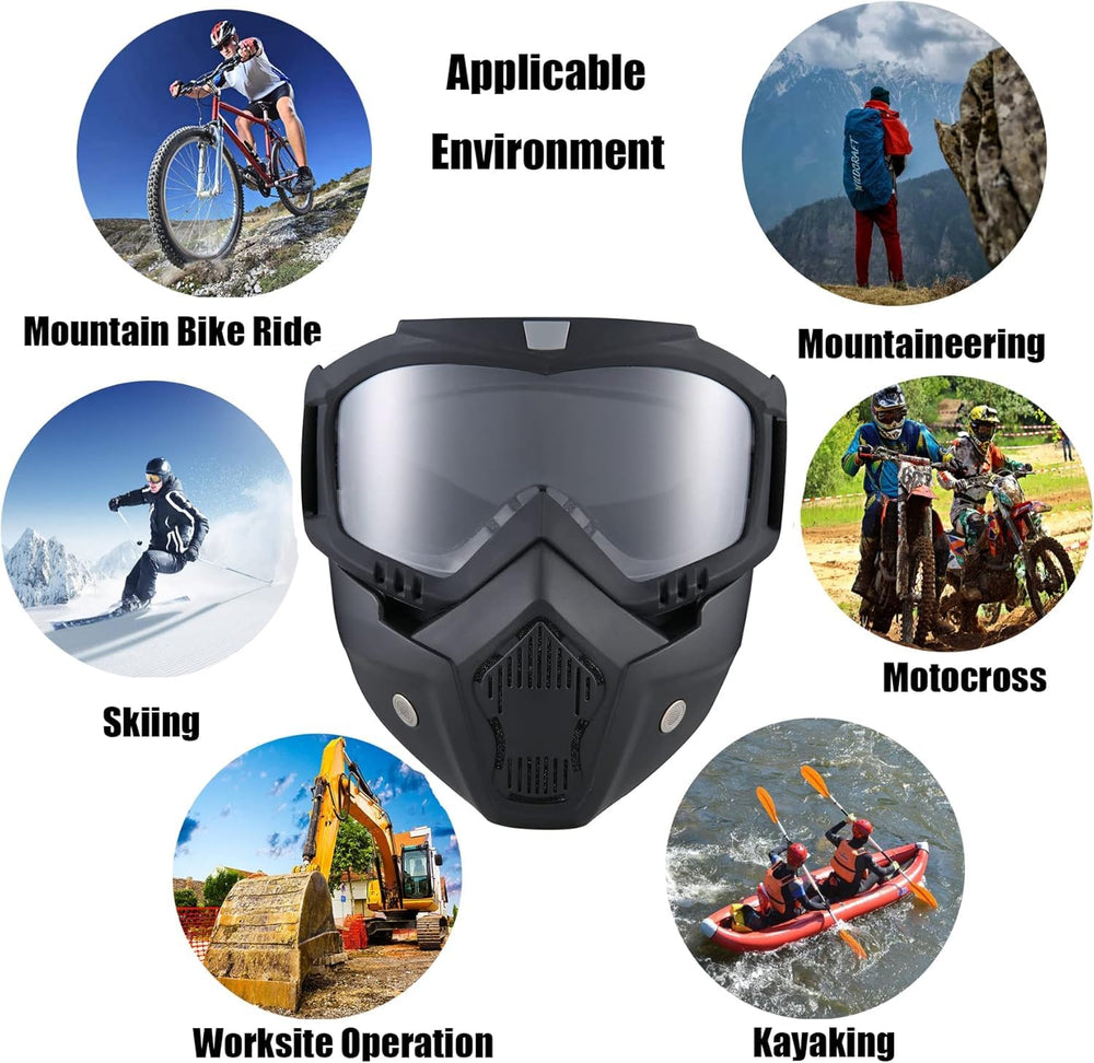BROYEUR paintball mask breathable mouth filter showing airflow and reduced mouth contact