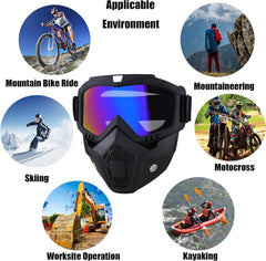 BROYEUR mask adjustable strap ensures secure fit for different head sizes.