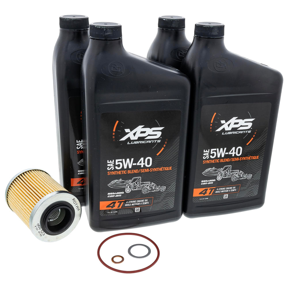 BRP Can-Am Maverick X3 5W-40 oil bottle for quick maintenance