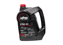 BRP SeaDoo XPS oil gallon pour shows smooth flow for easy lubrication