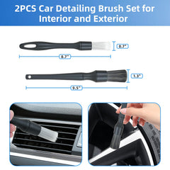 BRUSH FAMILY 9Pcs wheel detailing kit organizer-bag keeps tools sorted