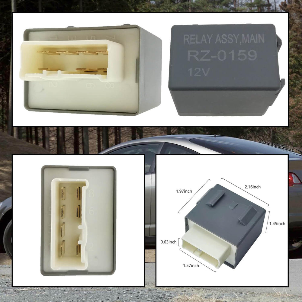 BSNOVT main relay assembly installed under hood for dependable power