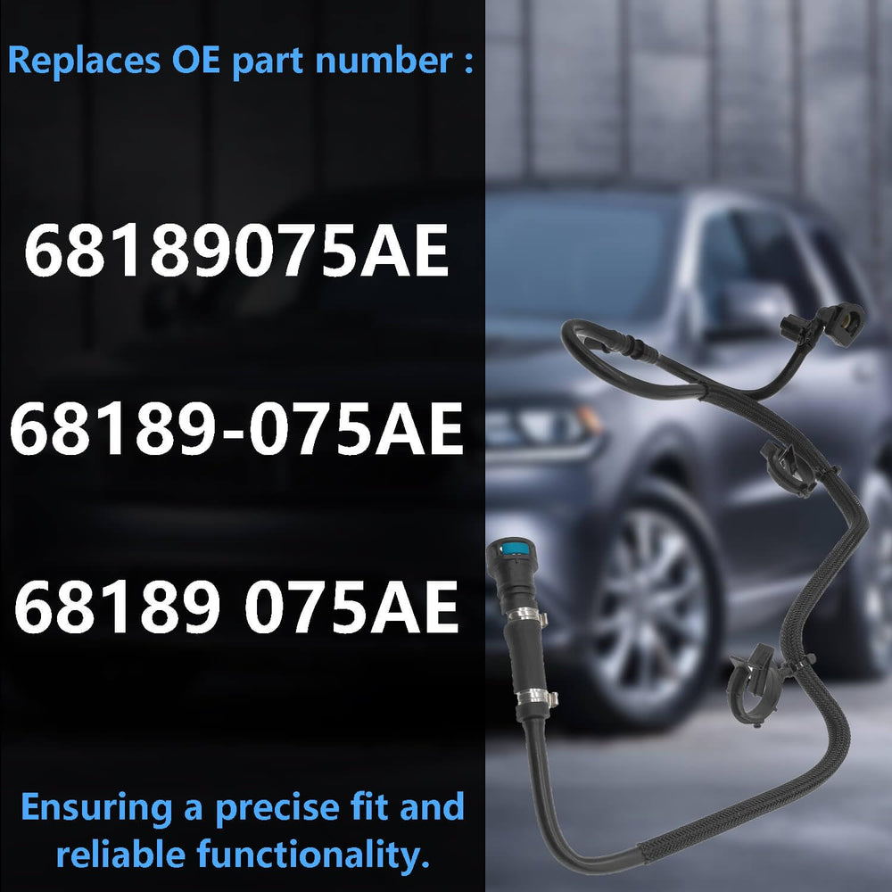 BSNOVT purge valve hose prevents vapor leaks for smoother engine operation.