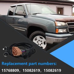 BSNOVT rear bumper harness fits Chevy Avalanche for consistent license lighting