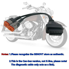BSNOVT wireless OBD2 readers compatible via this cable.
