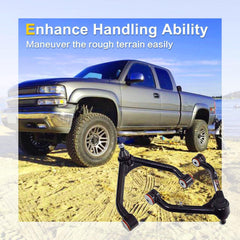 BST BSSP alpha chromoly joints close-up, reinforced strength for lifted trucks.