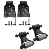 BST BSSP pair rear leaf spring hanger bracket and shackle kit for easy replacement.