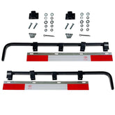 BST BSSP pair straight mud flap hangers for secure rear mounting