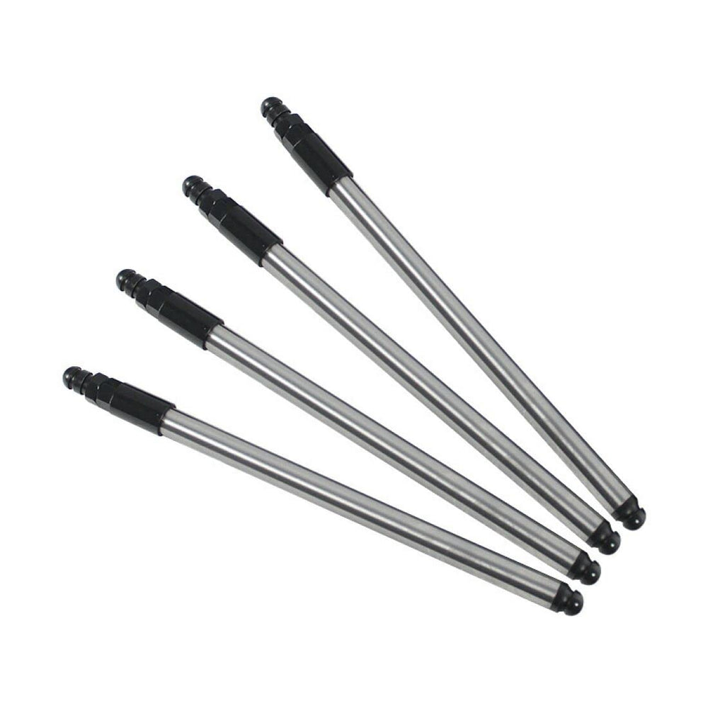 BST BSSP pushrods with springs show adjustable set ready for Harley Twin Cam