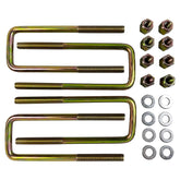 BST BSSP square U-bolts for 2.5-inch-wide leaf springs provide solid mounting.