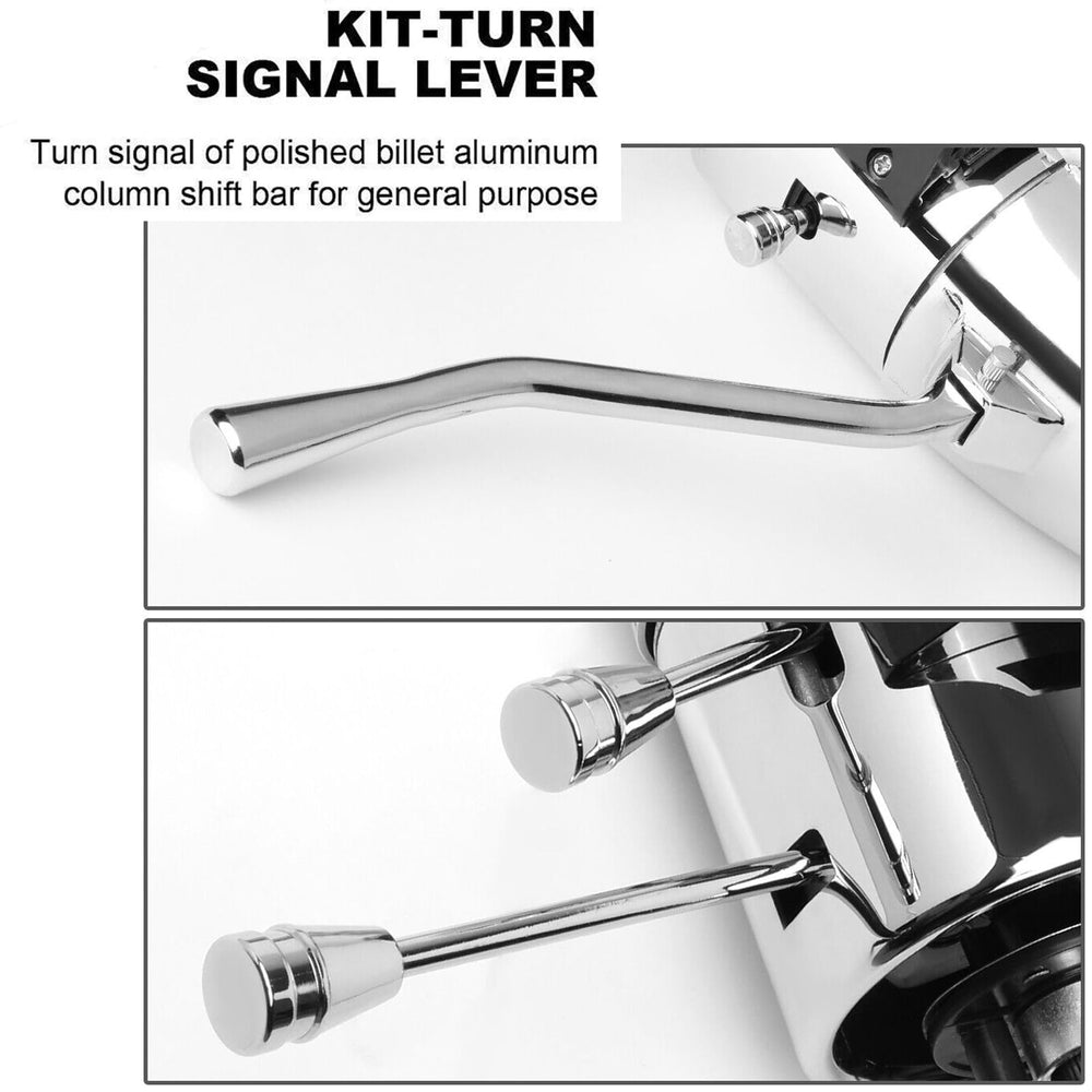 BST BSSP turn signal lever 7-inch enhances authentic 1960s-1990s interior control.