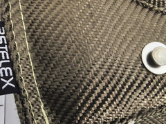 BSTFLEX heat shield closeup illustrating insulation