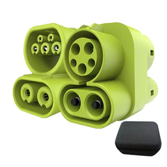 BTUYDTUY CCS1 to CCS2 adapter in DC1000V setup enables fast charging compatibility.