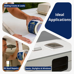 Buck RV Roof Sealant Tape rv boat trailer use protects against water intrusion