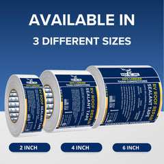 Buck RV Roof Sealant Tape universal material compatibility works on fiberglass aluminum and wood