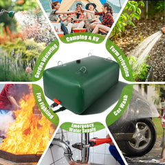 Budiwati all-weather water bladder suitable for camping and emergency storage.