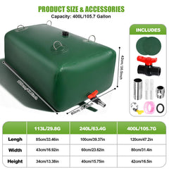 Budiwati bladder used for RV and camping water supply.