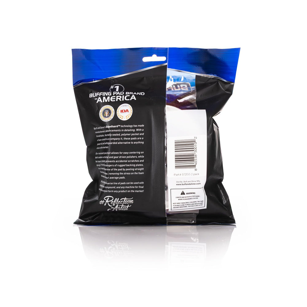 Buff and Shine EZ Peel design extends pad life and makes peeling effortless.