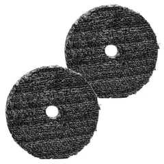 Buff and Shine URO-Fiber pad cutting close-up for efficient defect blending.